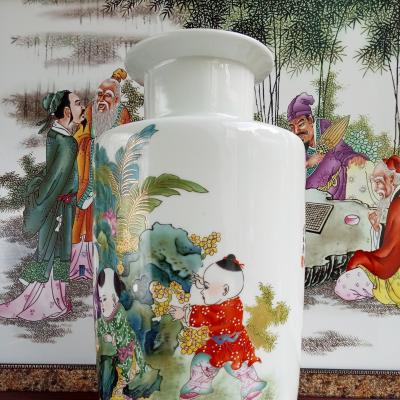 Bình họa tiết Ngũ Phúc